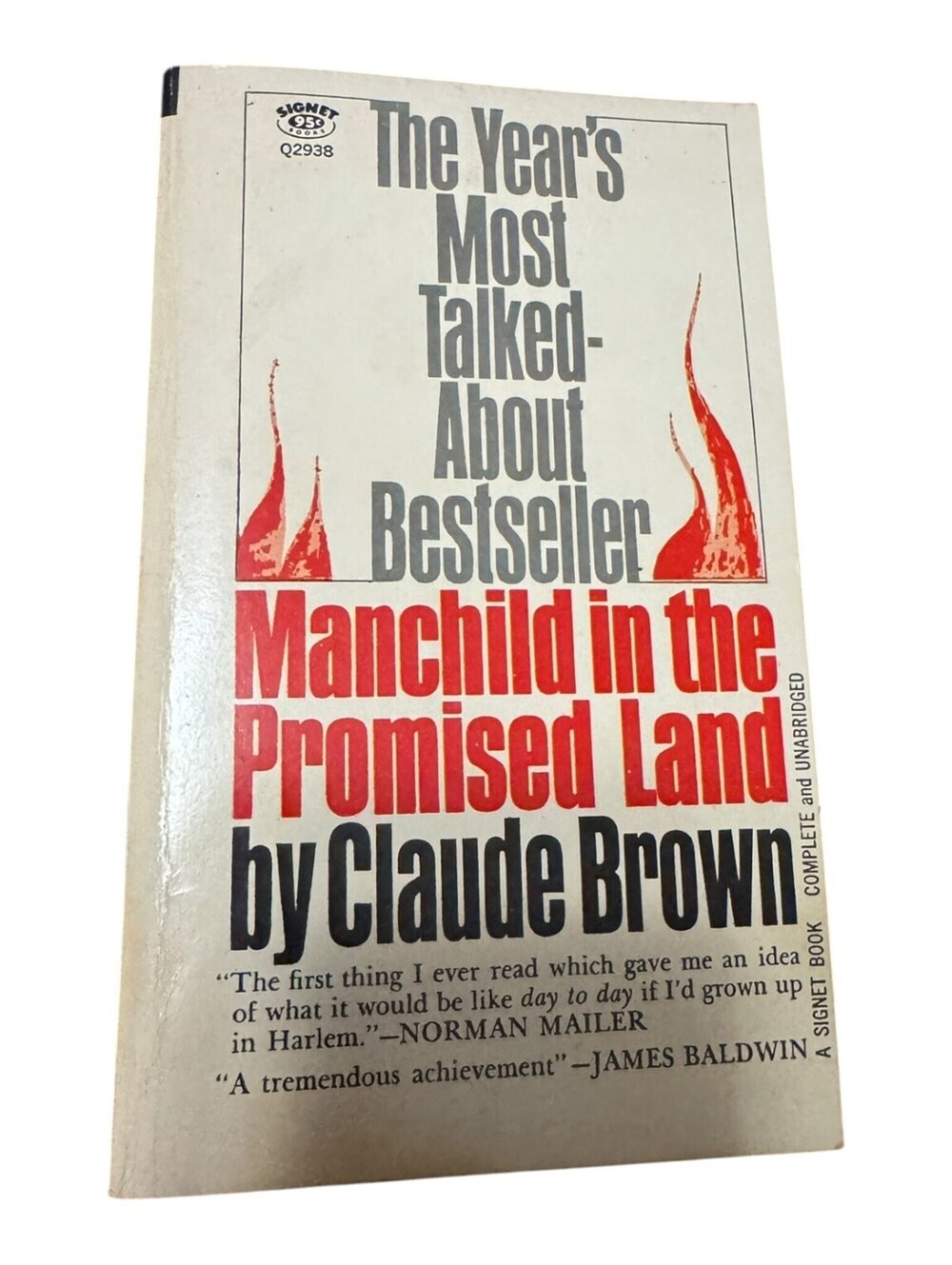 Vintage Manchild in the Promised Land Claude Brown 1966 Signet Paperback